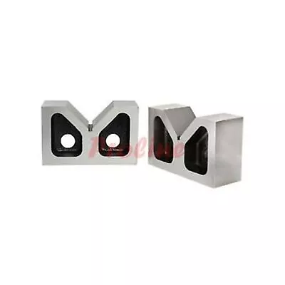 Pair 3'' X 1-5/16'' X 2-3/8'' Cast Iron V-Blocks V-Block Ground 90 Degree V • $53.86