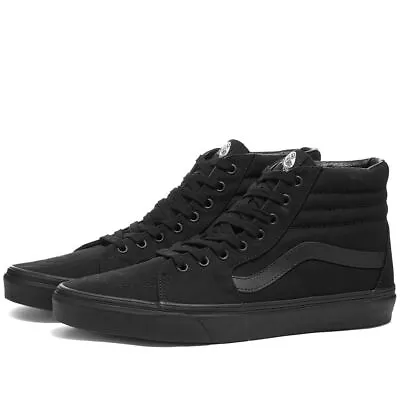 Vans SK8 Hi High Top Sneakers Runners Shoes Skate - Black/Black • $129