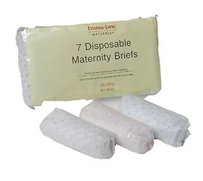 £9.99 • Buy Disposable Hospital Maternity Knickers 7 Pack Emma Jane EJ511