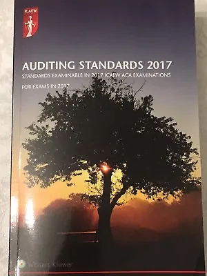 Icaew Auditing Standards 2017 Book (Corporate Reporting) ACA • £9.99
