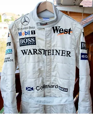 DAVID COULTHARD Personal F1 Suite McLaren Very Rare SPARCO Product To McLaren  • $2799