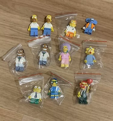 Lego Minifigures 71005 The Simpsons CMF Series 1 Small Lot Characters Homer Lisa • $30