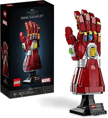 £55.57 • Buy LEGO 76223 Marvel Nano Gauntlet, Iron Man Model With Infinity Stones, Avengers: 