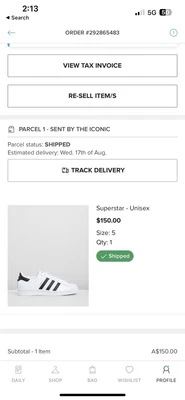 $70 • Buy Size 7 - Adidas Superstar