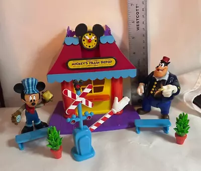 Disney Store Exclusive Mickey Mouse Clubhouse Train Depot Playset • $19.99