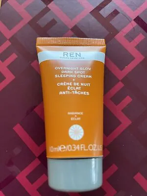 £4 • Buy REN Overnight Glow Dark Spot Sleeping Cream 10ml - New & Foil Sealed -Travel Siz