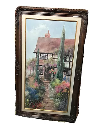 Marty Bell “Shere Village Antiques  Canvas  LE Lithograph Print #410/950 • $250