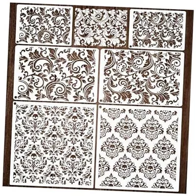 Floral Vines Stencils For Painting On Wood Wall Floral Reusable 6Damask • $22.22