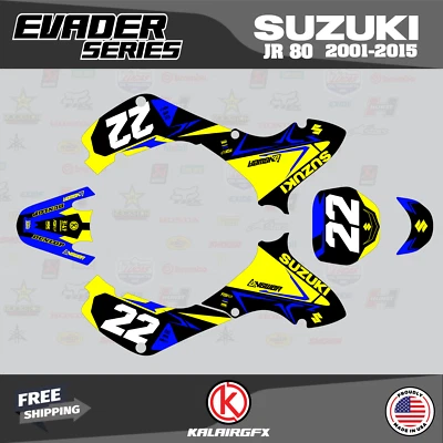 $144.77 • Buy Graphics Kit For SUZUKI JR80 (2001-2015) JR 80  EVADER-blue