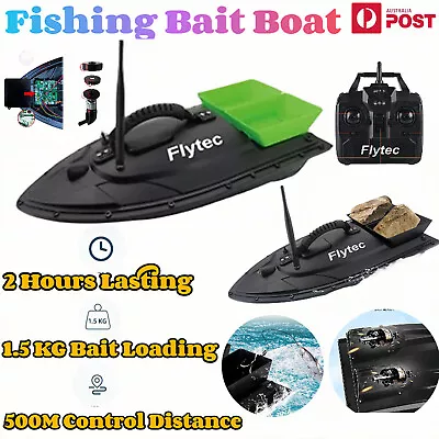 RC Fishing Bait Boat 500M Remote Control Fish Finder Lure Ship Simulation Auto • $264.56