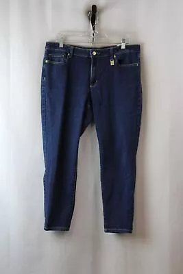 Michael Kors Women's Blue Skinny Jeans Sz 14 • $19.99