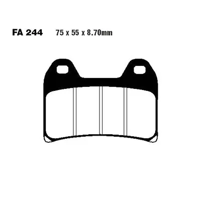 Ebc Gpfax244h 732.00.03 Mv Agusta 1090 Brutal Rr 2010-2015 Tablets • £63.33