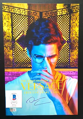 Darren Criss Signed Versace 12x18 Movie Poster Photo American Crime Story Bas ! • $168.74