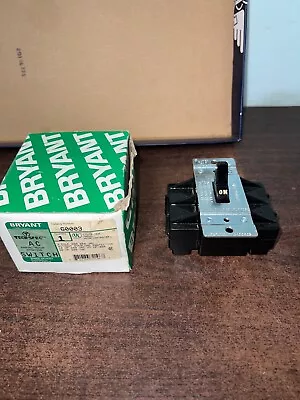 New  Bryant  60003  Manual Motor Starter Switch 60 Amp 3 Pole • $59.99