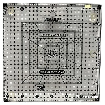 EZ Quilting Template Handi-Square By Marti Michell 6.5 X6.5  W/Instructions • $4.99