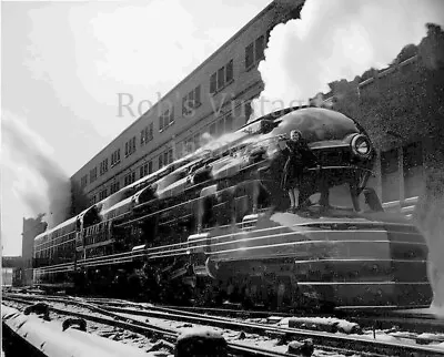 Pennsylvania Railroad S1 Bullet Steam Locomotive Train 6100 Photo In Chicago PRR • $8.48