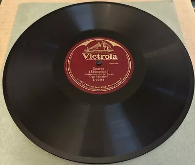 Victrola 78 RPM Olga Samaroff - Sparks 64995 E- Piano • $6.99