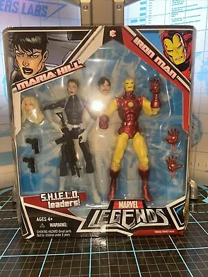 Marvel Legends Maria Hill Iron Man SHIELD Leaders 2 Pack Tony Stark Avengers • $49.99