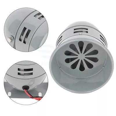 12V 3  Gray Vintage Compact Automotive Air Raid Siren Horn Alarm For Car Truck • $21.38