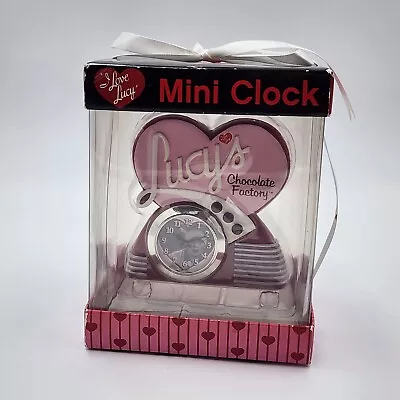 I Love Lucy Chocolate Factory Mini Clock 2010 Very Rare • $49.99
