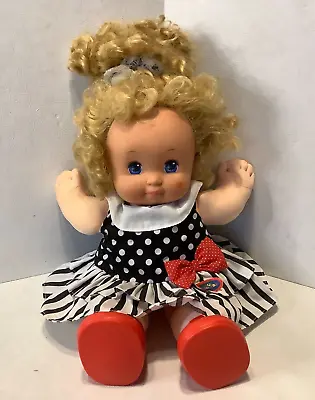 Magic Nursery Toddler Doll 1989 Mattel Blonde Curly Hair W/ Outfit • $19.99