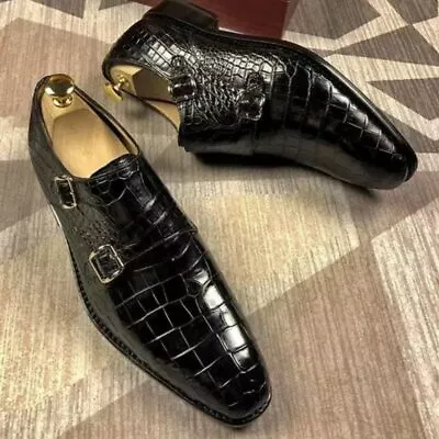 2022 Dress Shoes Men's Shoes Embossed Casual Shoes Pointed Toe Fashion Shoes  • £104.72