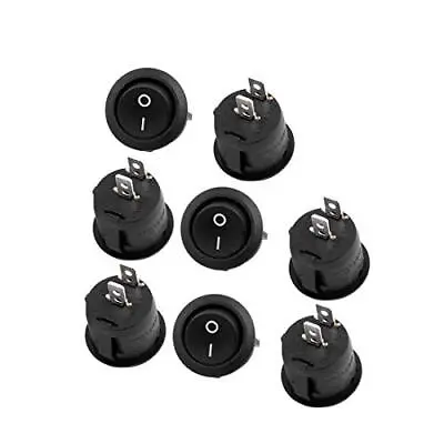 2pin Snapin Round Rocker Latching On/off Car/boat Switch 10a/125v 6a/250v Black  • $14.87