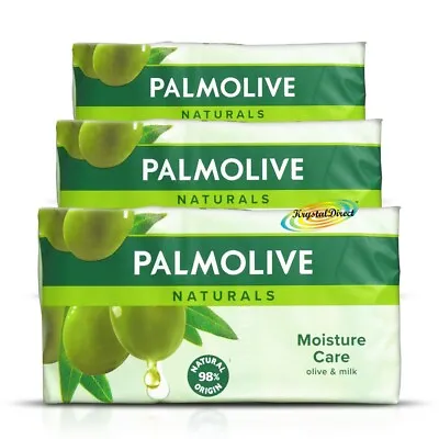 9 Bars Of Palmolive Naturals Moisture Care Olive & Milk Soap 90g • £10.59