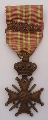 £39.99 • Buy Belgium / Belgian Ww1 Croix De Guerre Medal With Palm Leaf