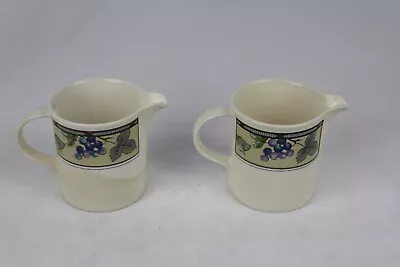 Set Of Mikasa Intaglio Garden Harvest - 2 Creamers & Sugar Bowl With Lid CAC29 • $33