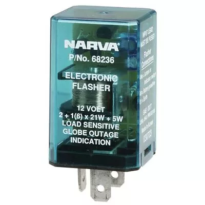 $28.95 • Buy Narva Flasher Electronic 12V 3 Pin 68236BL
