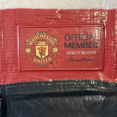 Manchester United Scarf Official Member Season 2016-17 Football Limited Edition • £6.95