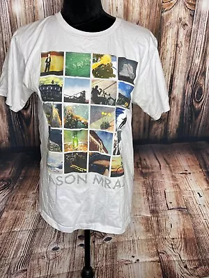 Jason Mraz Photo Collage T-shirt Mens Size Medium Anvil Organic Cotton • $26