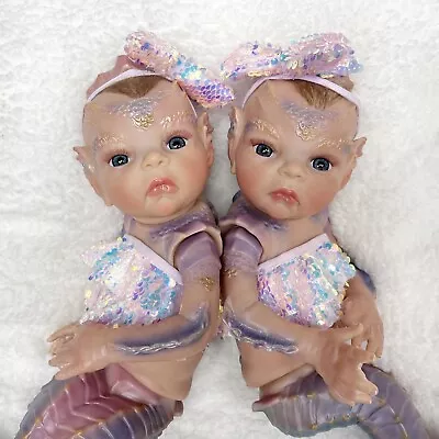 15 Inch 39 Cm Mermaid Reborn Dolls Lovely Lifelike Mermaid Kids Doll Toys • $62.99