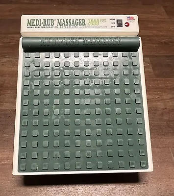 Medi-Rub Massager 2000 Plus MR-3F 2 Speed Vibrating Foot Massager USA Made • $49.99