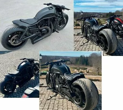 $371.82 • Buy Upholstered Harley Seat + Custom Rear Fender V-rod V Rod Vrod Night Rod Muscle