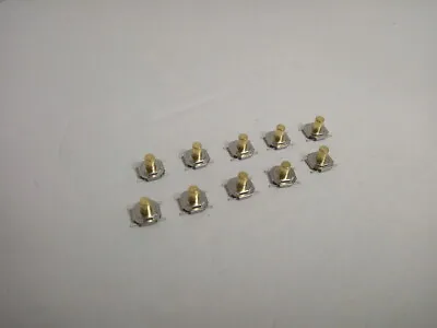 10x Pack Lot 4 X 4 X 4.3 Mm Push Touch Tactile Momentary Micro Button Switch SMD • $10.71