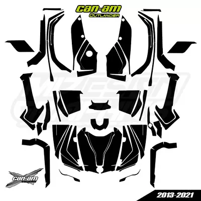 Templates CAN-AM Outlander G2 650-800-1000 XMR Max 2013-2021 Vector PDF. AI. • $24.90