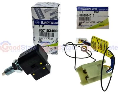 $66.15 • Buy GENUINE Ssangyong Actyon Sports Ute 2.0L TD Brake Stop Light Switch + Wiring Set