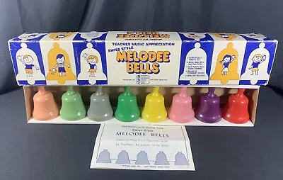 ✨Vintage Swiss Style Melodee Hand Bells Beginner Trophy Music Company Learning✨ • $19.99