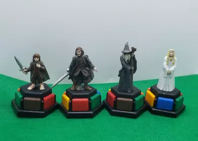 £4.92 • Buy Set Of 4 Lord Of The Rings Trilogy Trivial Pursuit ReplacementGame Pieces Wedges