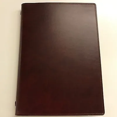 Quantity 1 (one) A4 Pu Stitched Un Printed Menu Holder/folder/covers - Burgundy • £12.50