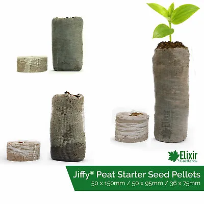 £6.19 • Buy Jiffy 7 Extra Deep Peat Pellets | Seed Propagation Compost Hydroponic Organic