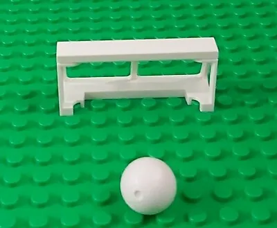 *NEW* Lego White Soccer Goal W Ball For Sports Field Park Settings • $7.50