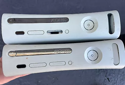 Lot Of 2 - RROD Xbox 360 Consoles W/ 1 HDD - As-is For Parts • $44.99