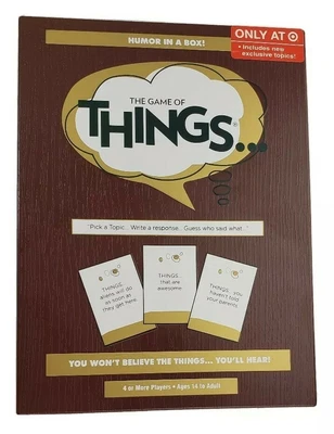 $6.99 • Buy The Game Of Things Board Game Humor 4+ Players                                  