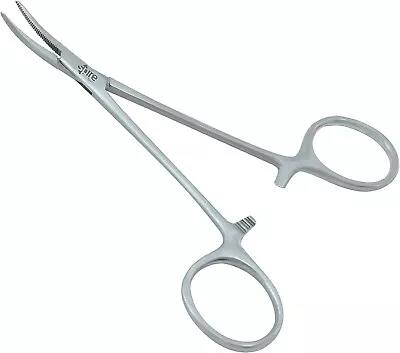 Pet Ear Locking Forceps Hemostat Clamps Forceps Stainless Steel 5 In Carved Tip • £24.99