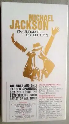 Michael Jackson-the Ultimate Collection-4cd+dvd Box Set-factory Sealed Long Box • $59.99