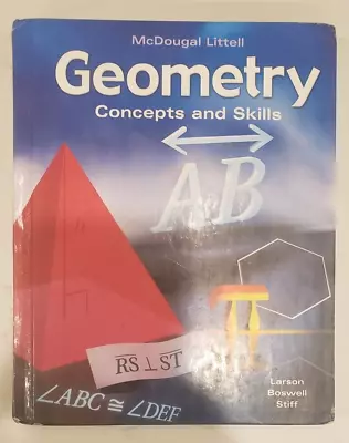 Geometry Concepts And Skills McDougal Littell Student Edition • $23.03