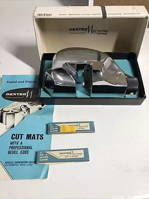 Vintage Dexter Mat Cutter In Original Box With Blades & Instructions • $18